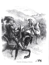 Duque de Monmouth avanzando sobre Taunton